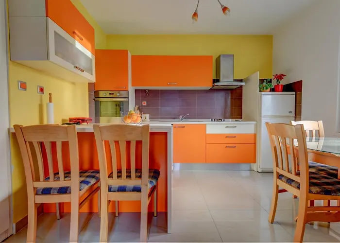 Apartment The Consists Of Two Bedrooms, A Bathroom, A Kitchen And A Living Zadar