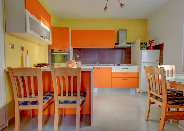 The Consists Of Two Bedrooms, A Bathroom, A Kitchen And A Living Apartment Zadar
