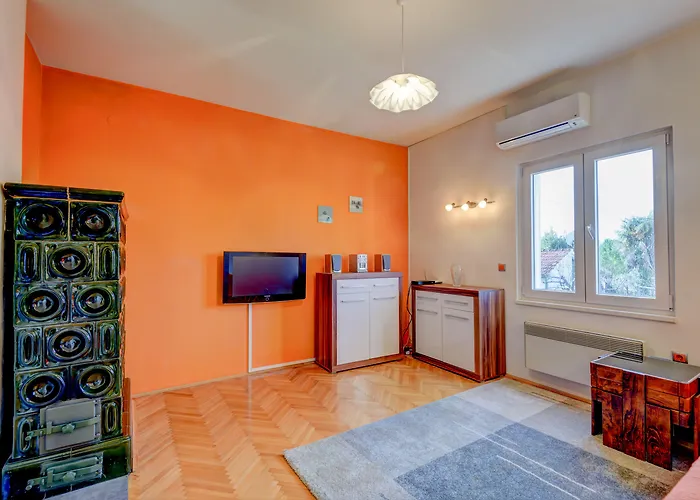 The Consists Of Two Bedrooms, A Bathroom, A Kitchen And A Living Apartment Zadar